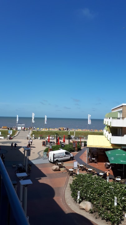 Ausblick Strandhotel Duhnen / Aparthotel Kamp