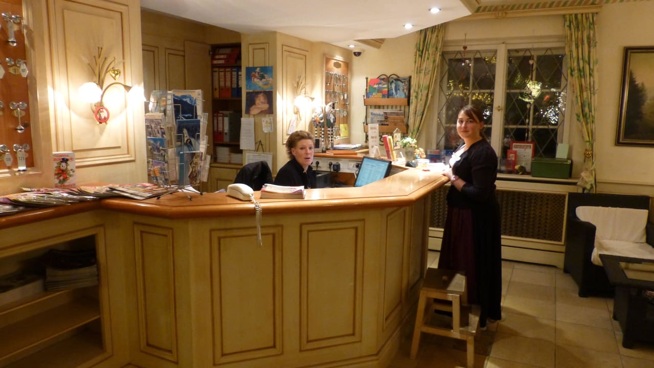 Hier beginnt der Urlaub mit  nettem Empfang Leiners Familienhotel