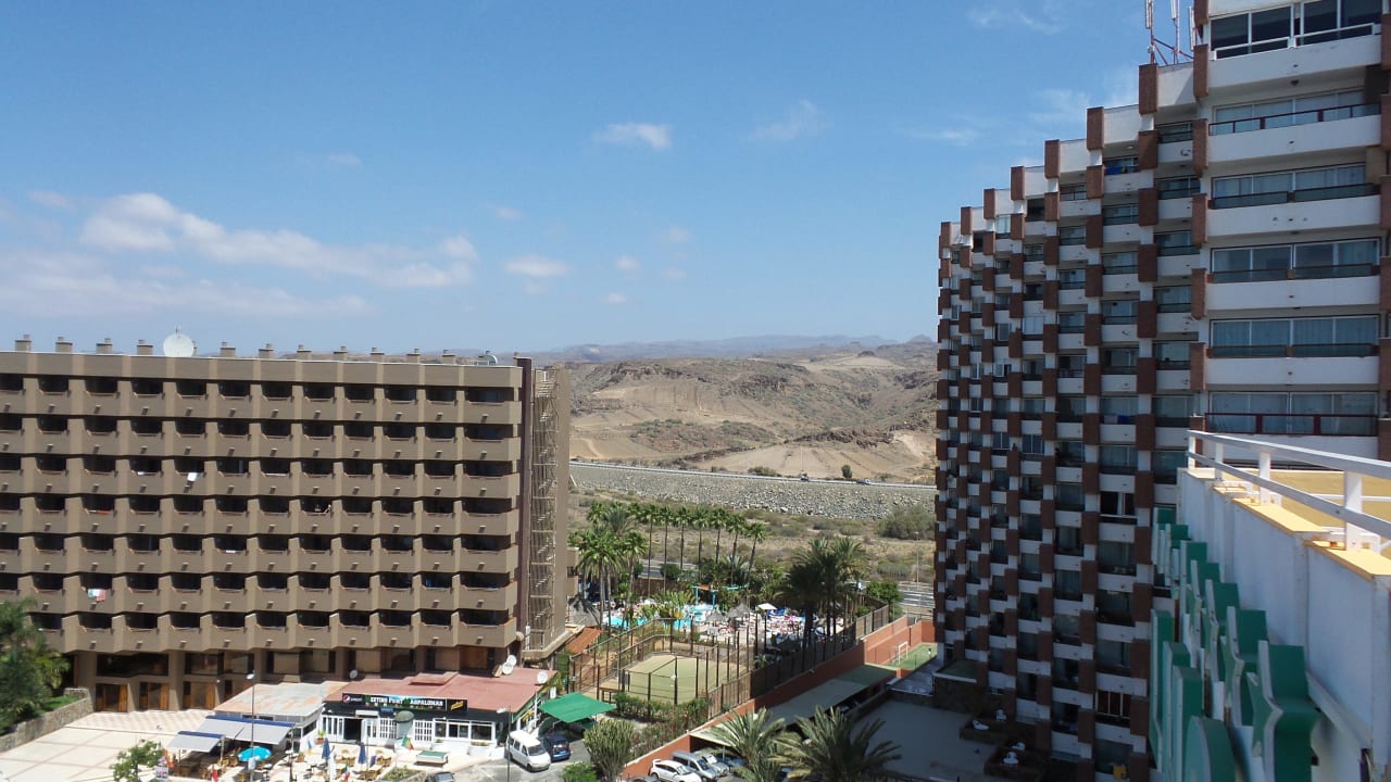 Ausblick von der Dachterrasse allsun Hotel Lucana