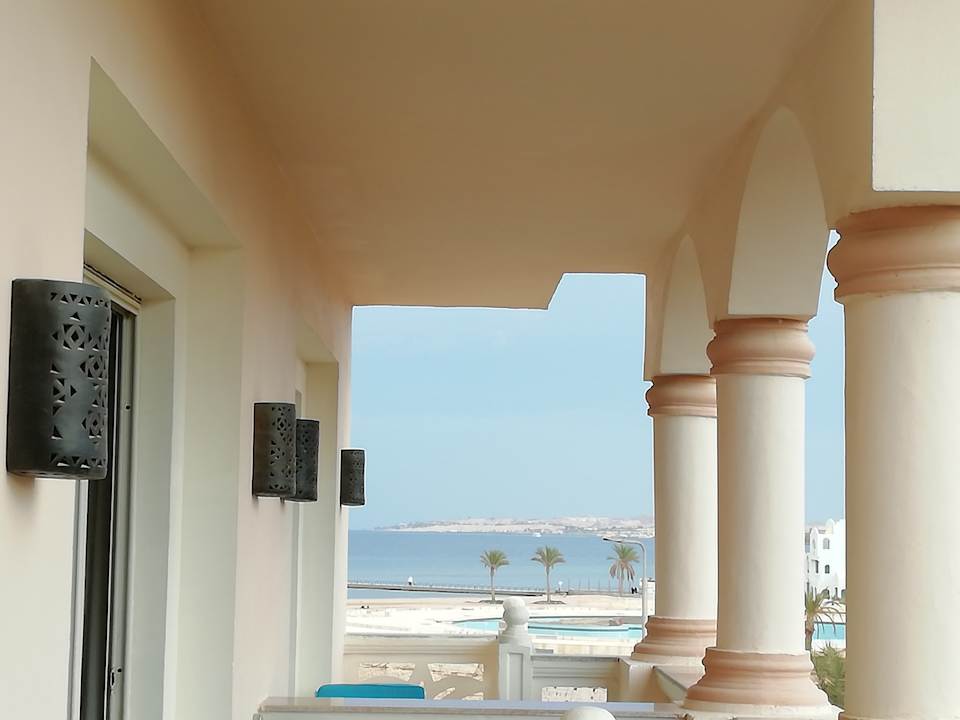 Ausblick vom unserem Zimmer Pickalbatros Palace Resort