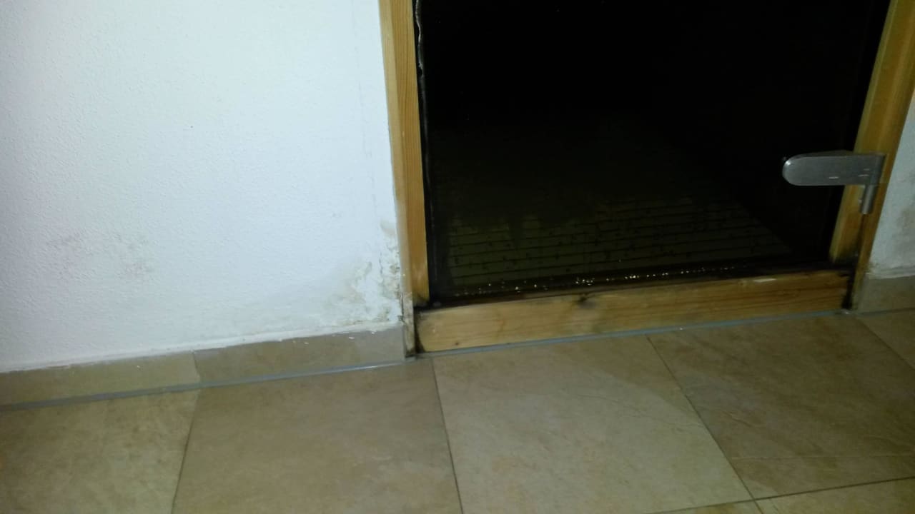 Alle Saunatüren schauen so aus!! Hotel Bergland-Hof