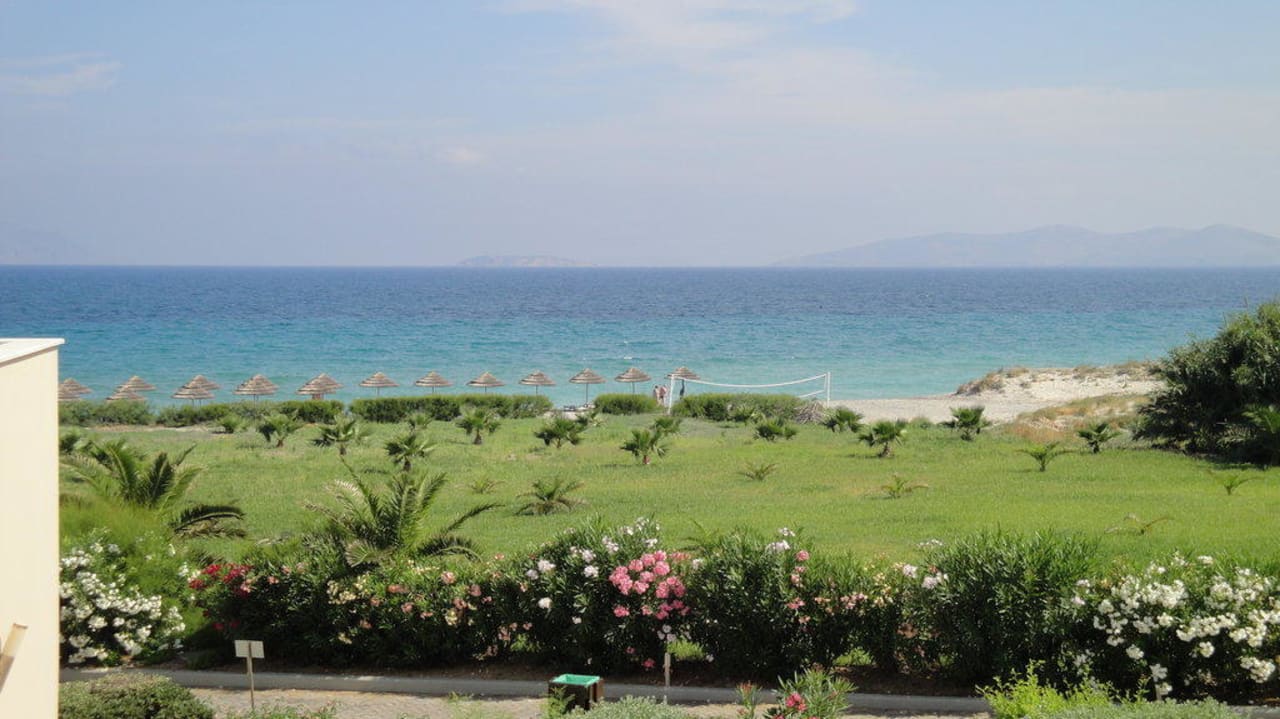 Vue sur la plage Atlantica Marmari Palace