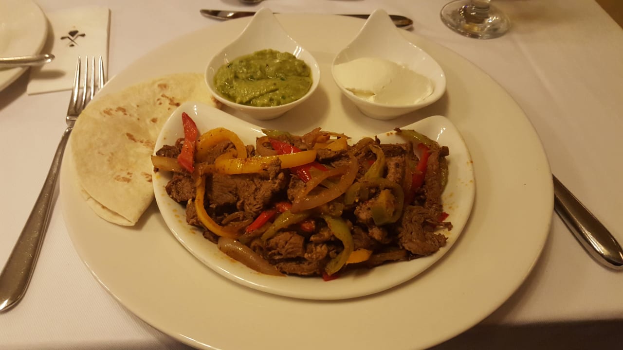 Our Fajitas - thank you Sami Maxx Royal Belek Golf Resort