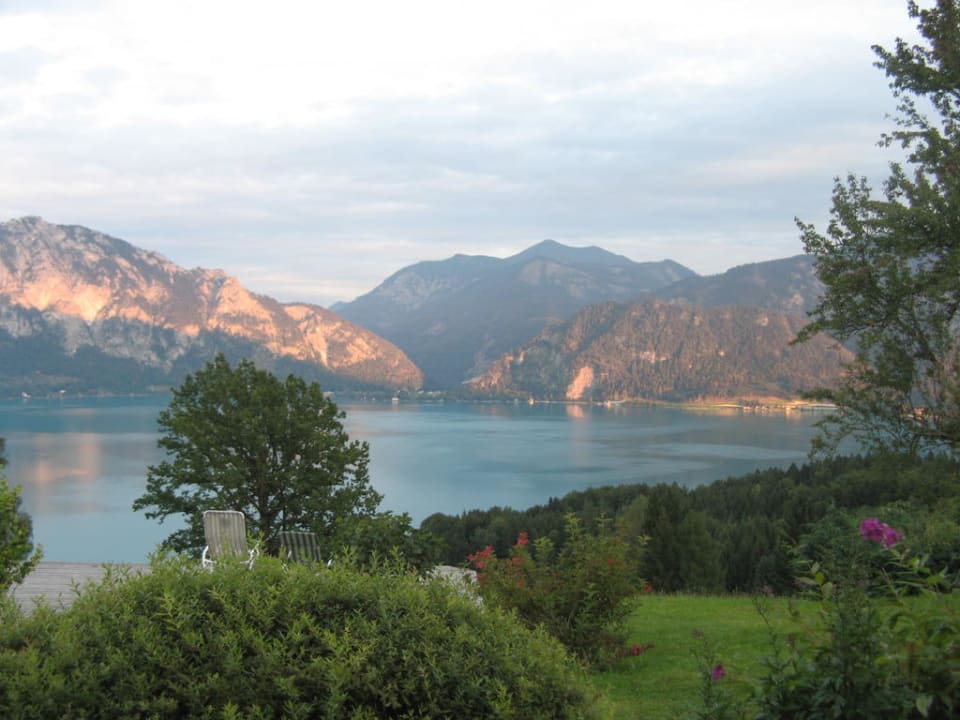 Blick auf das Höllengebirge Gasthof-Pension Druckerhof