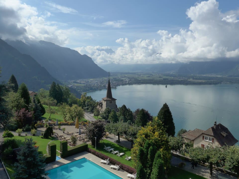 Blick zum Genfersee Hotel Victoria