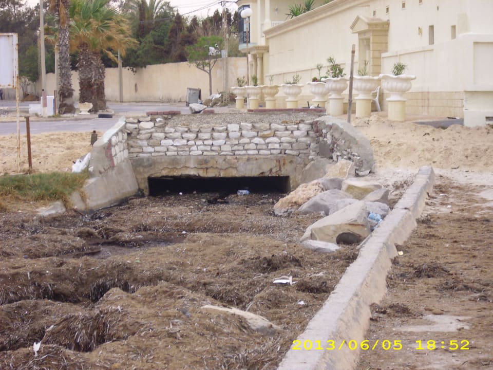Auslauf neben Hotelstrand Hotel El Kantaoui Center