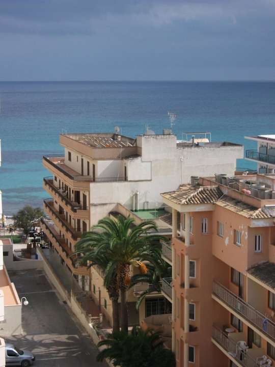 Blick vom Balkon Bei Juan Playa Blanca