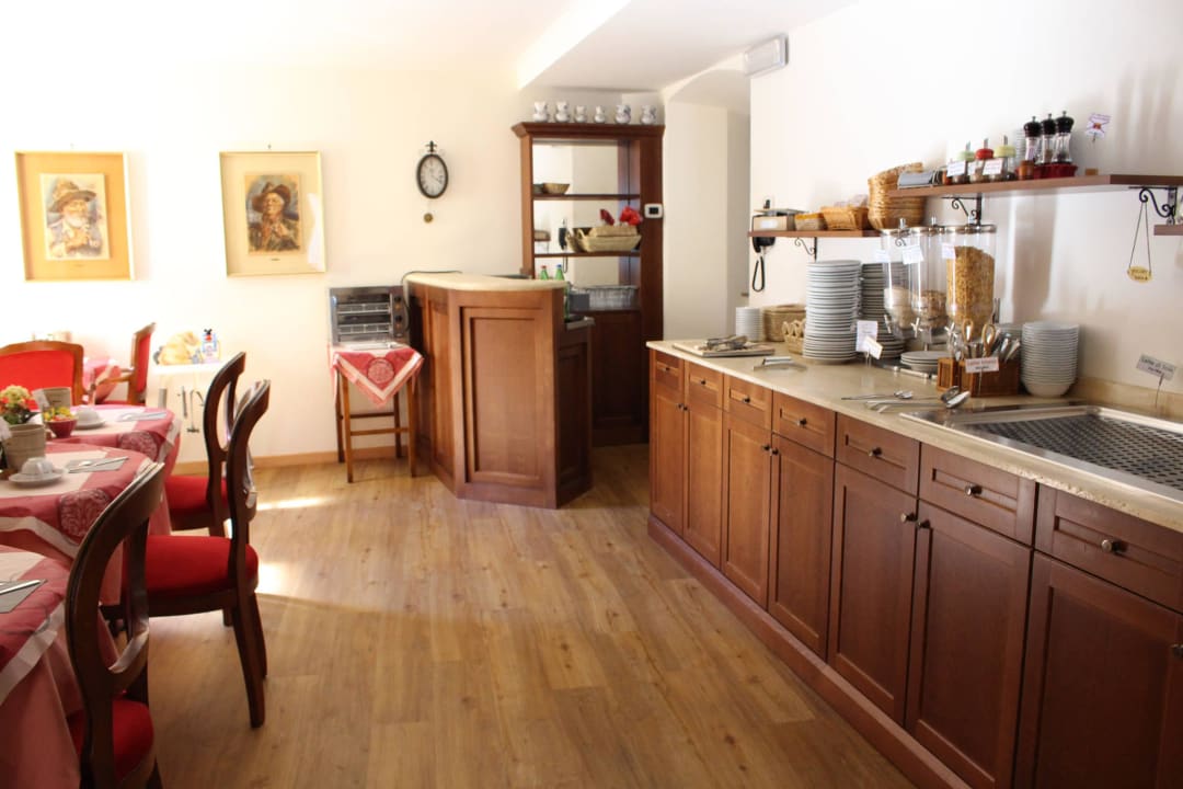 Das Frühstücksbuffet Hotel Garni Corona