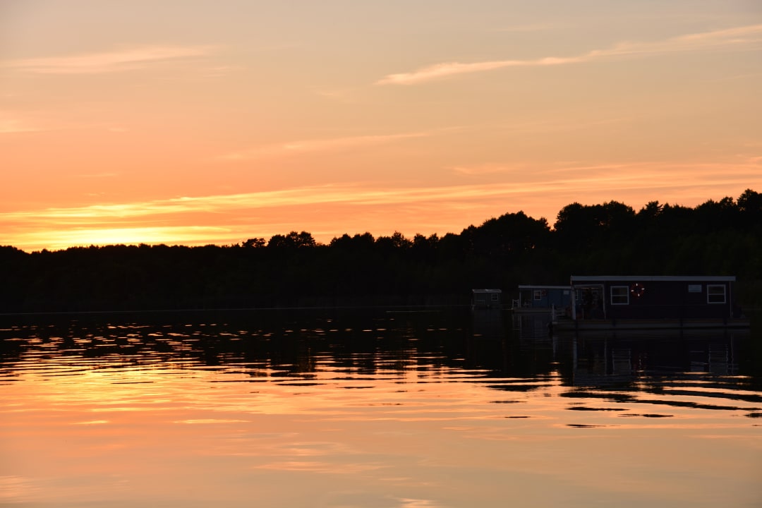 Ausblick Bunbo, das Bungalow boot