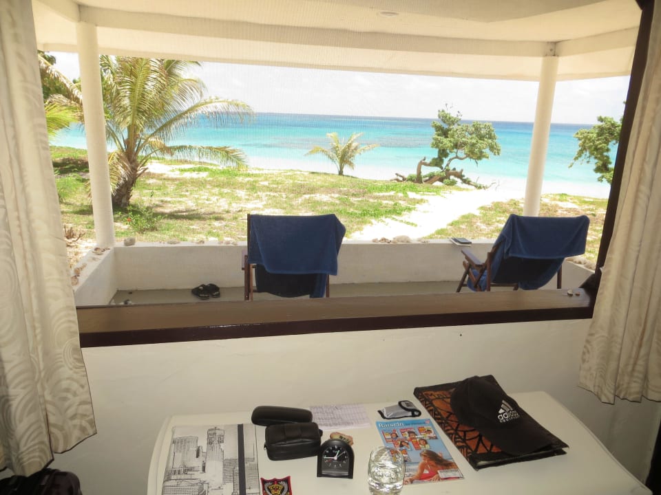 Ausblick aus dem Zimmer Sandy Beach Resort Tonga
