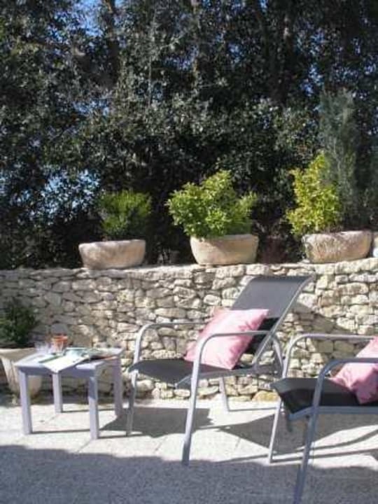 Private terrace B&B Le Clos des Lavandes