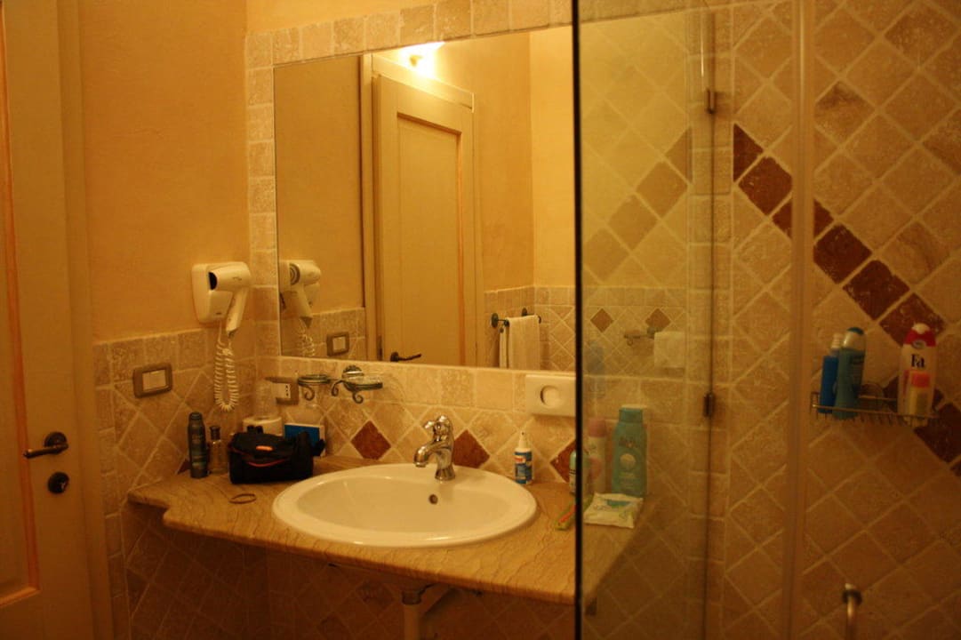 Badezimmer Hotel Pozzo Sacro