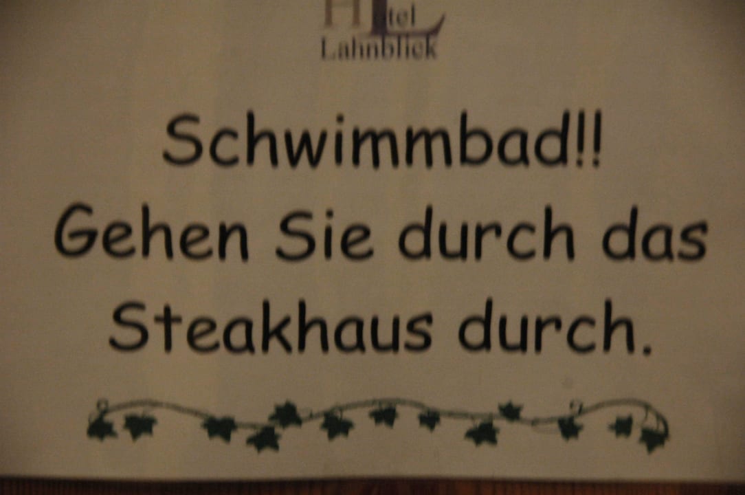 Ohne Kommentar Hotel Lahnblick