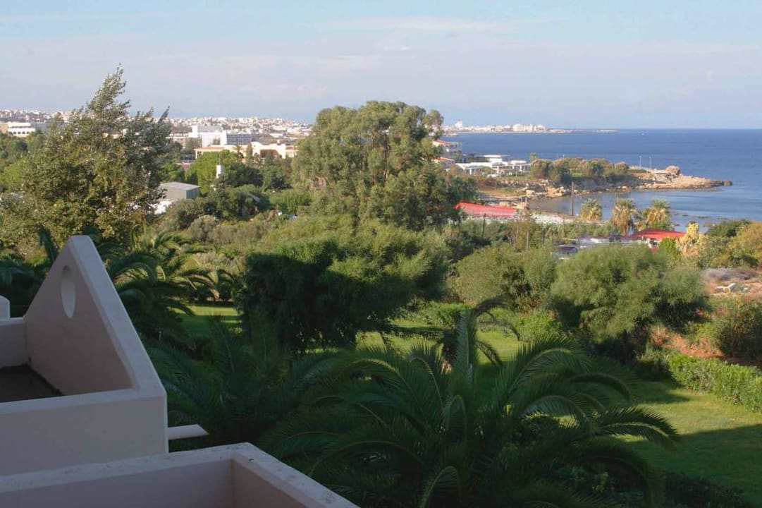 Ausblick vom Balkon Kresten Palace Hotel