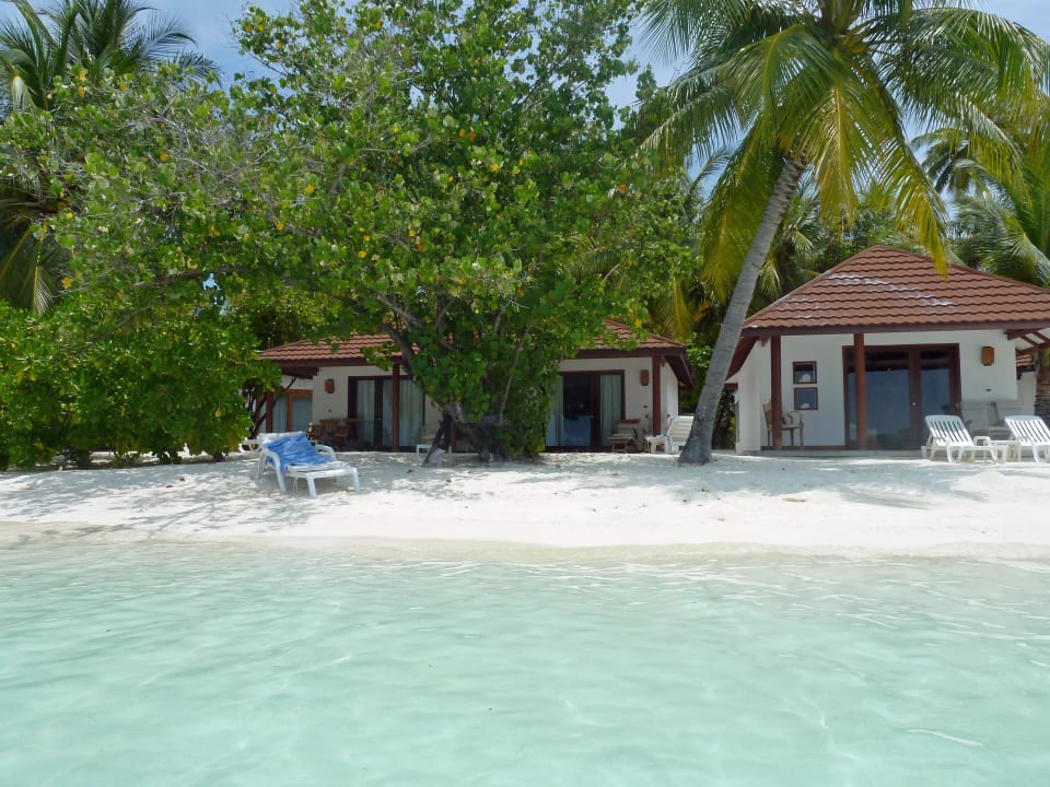 Unser Zimmer vom Wasser aus gesehen ananea Diamonds Athuruga