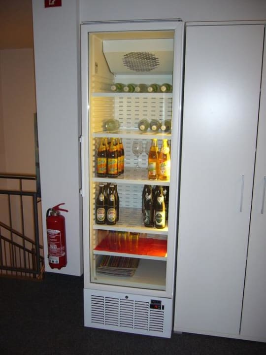 Gekühlte Getränke im Flur Hotel Am Brauerei-Dreieck