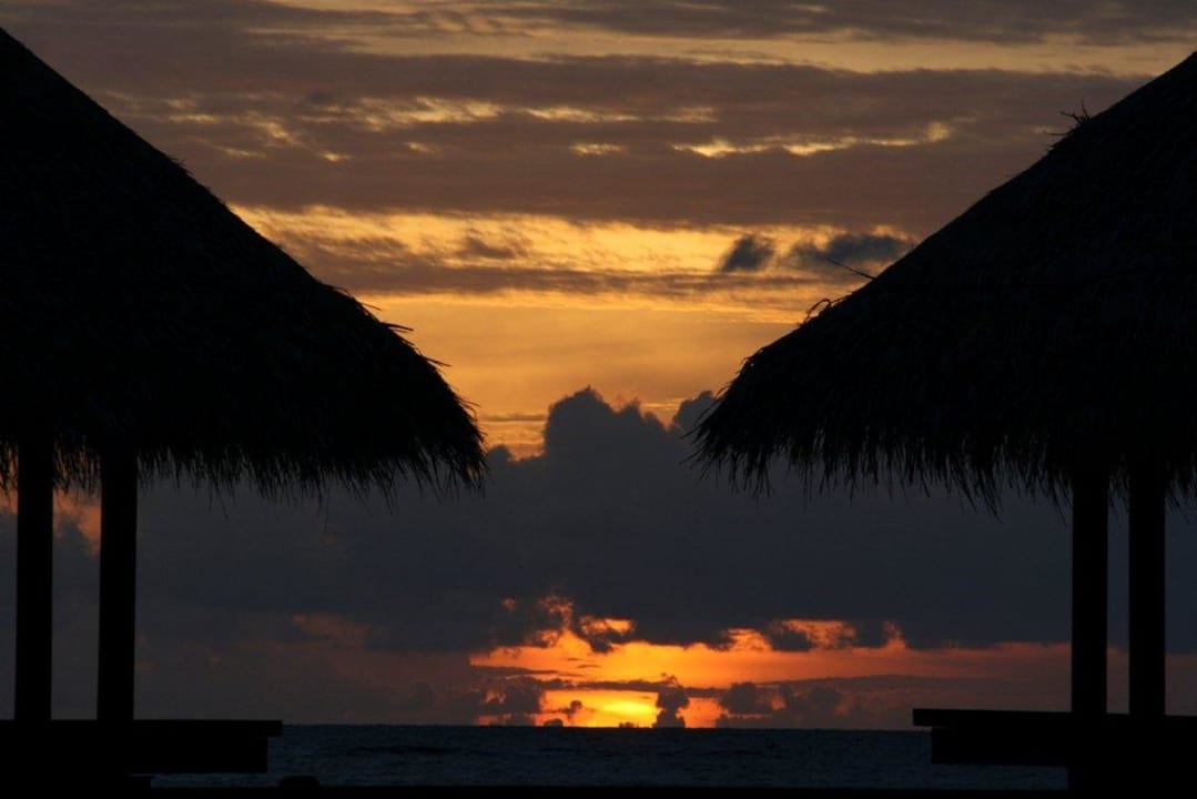 Sonnuntergang Wasserbungalows Adaaran Club Rannalhi - All Inclusive