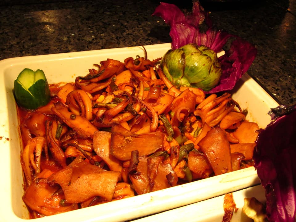 Meeresfrüste- Calamares & Tintenfisch leeecker Hotel El Mouradi Djerba Menzel