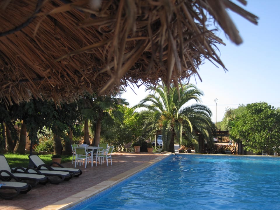 Entspannung am Pool Finca Son Guardiola