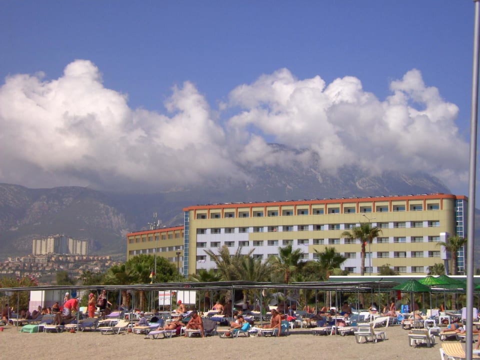 Ansicht vom Strand Kırbıyık Resort Hotel - Alanya