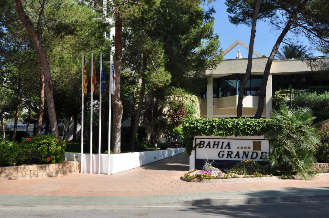 Eingang Hipotels Bahia Grande