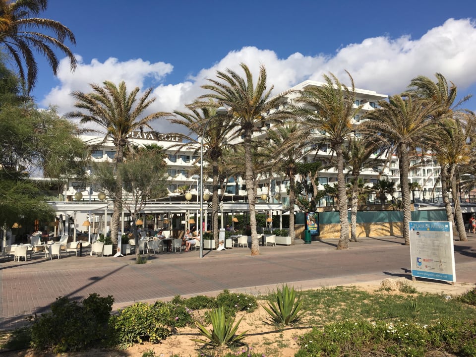 Blick vom Strand Hotel Playa Golf