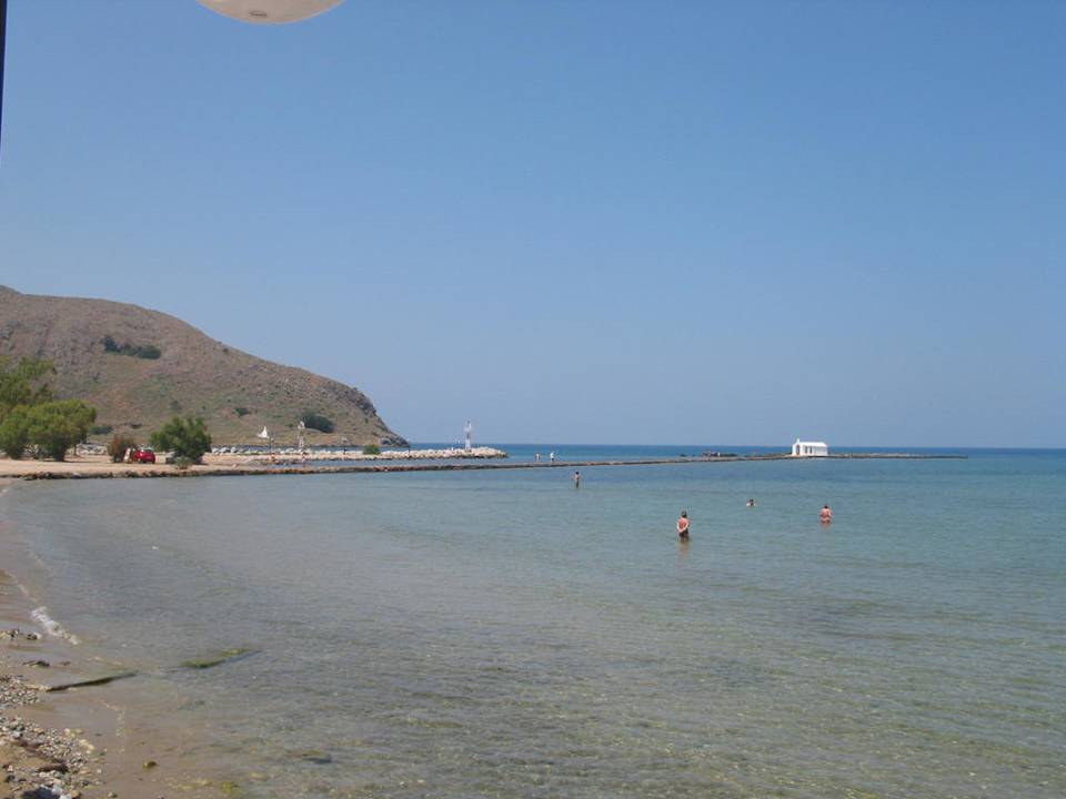 Das Meer vom Hotelstrand aus Corissia Beach Hotel