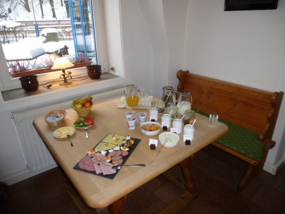 Alles wurde frisch aufgetischt Hotel Grundmühle