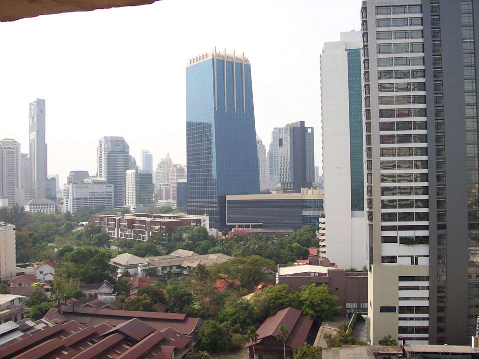 Ausblick vom Dach Pinnacle Lumpinee Park Hotel