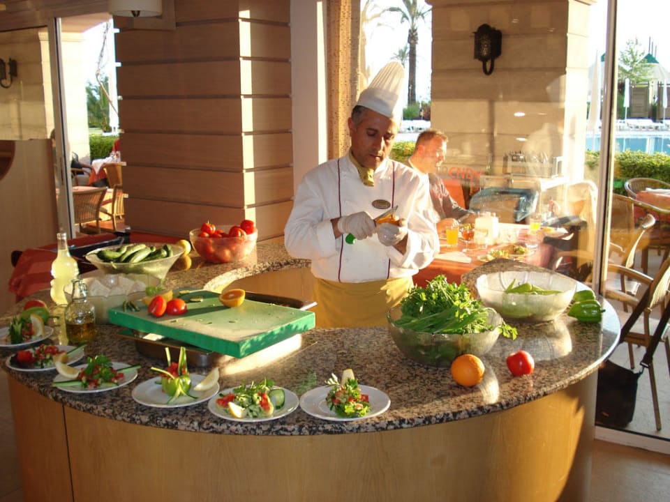 frische Salate vom feinsten. Trendy Aspendos Beach Hotel