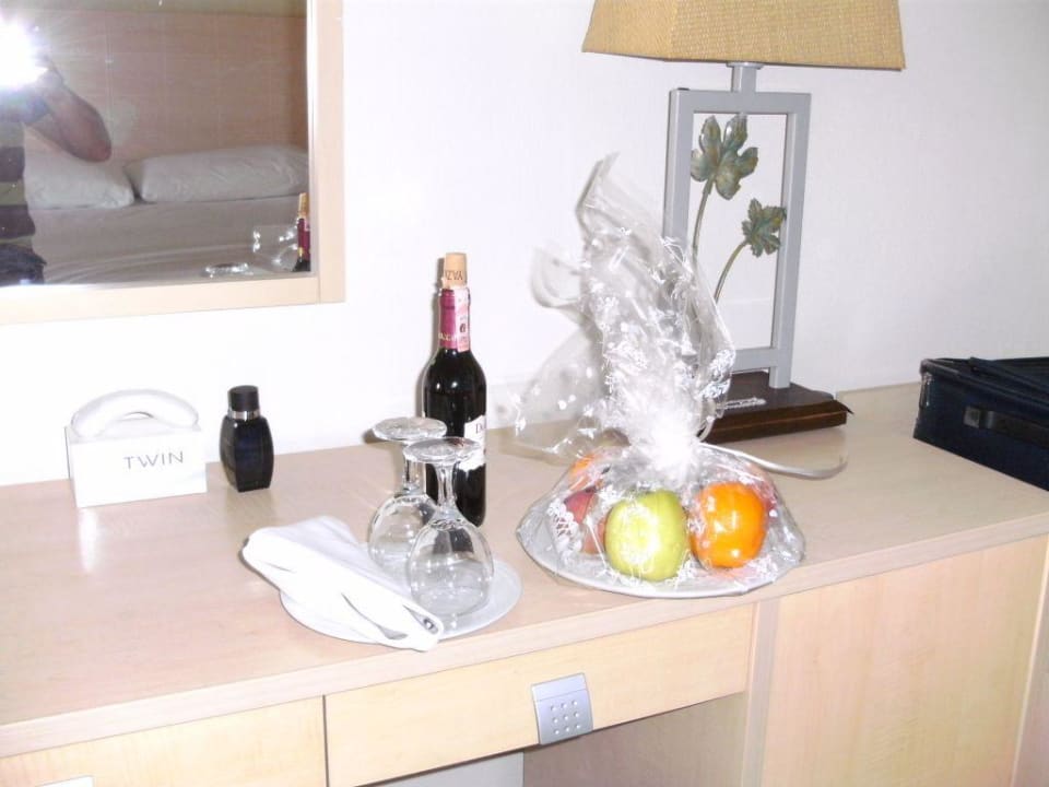 Verwelkoming op kamer PALOMA Perissia