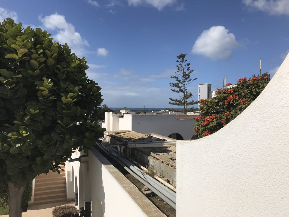 Der Ausblick zum Meer  Hotel Les Omayades