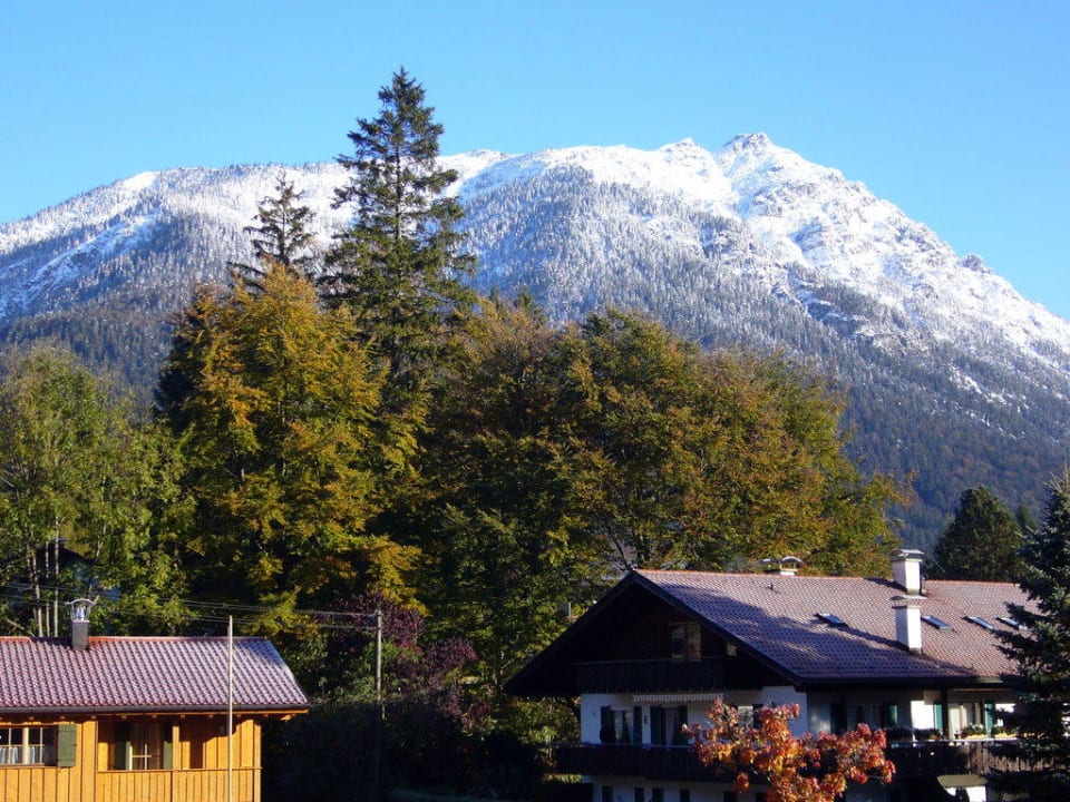 Blick vom Balkon Gästehaus am Kurpark