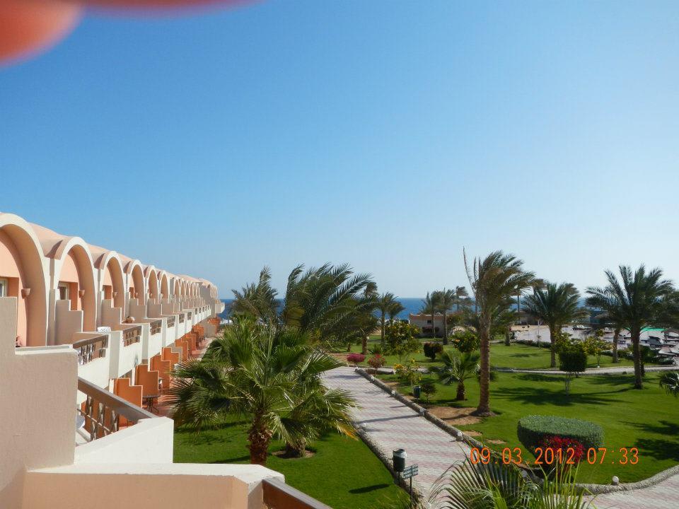 Vom Balkon Three Corners Sea Beach Resort