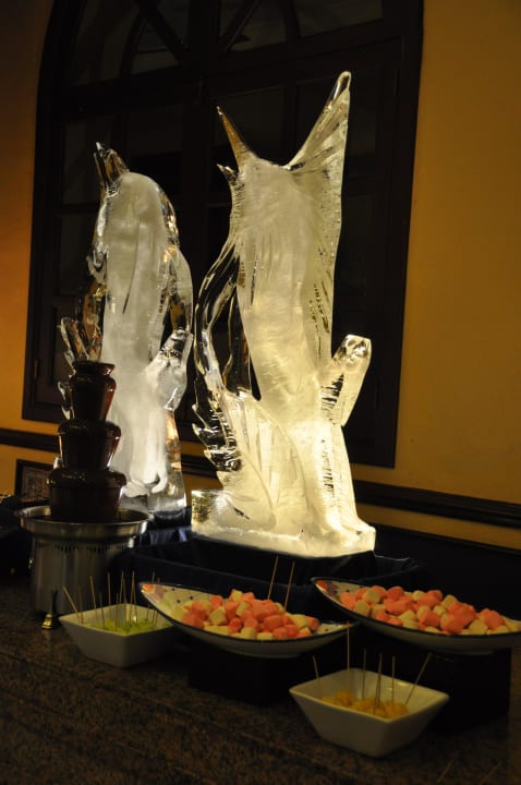 Spezialecke mit Schokobrunnen Hotel Riu Tequila