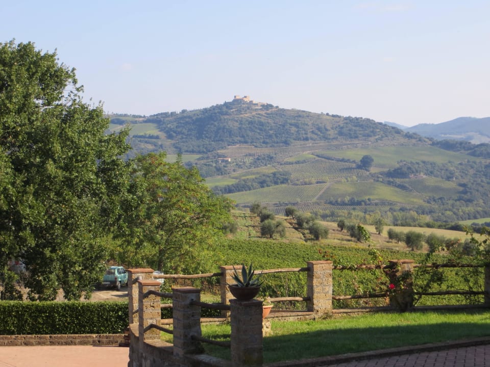 Blick auf den Monte Amiata Agriturismo Podere del Vescovo