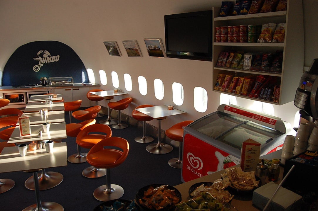 Der Frühstücksraum Hostel Jumbo Stay