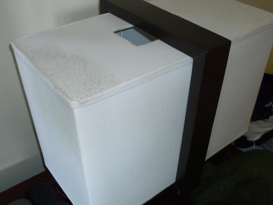 Schimmelsporen auf dem Lampenschirm Dreams La Romana Resort & Spa