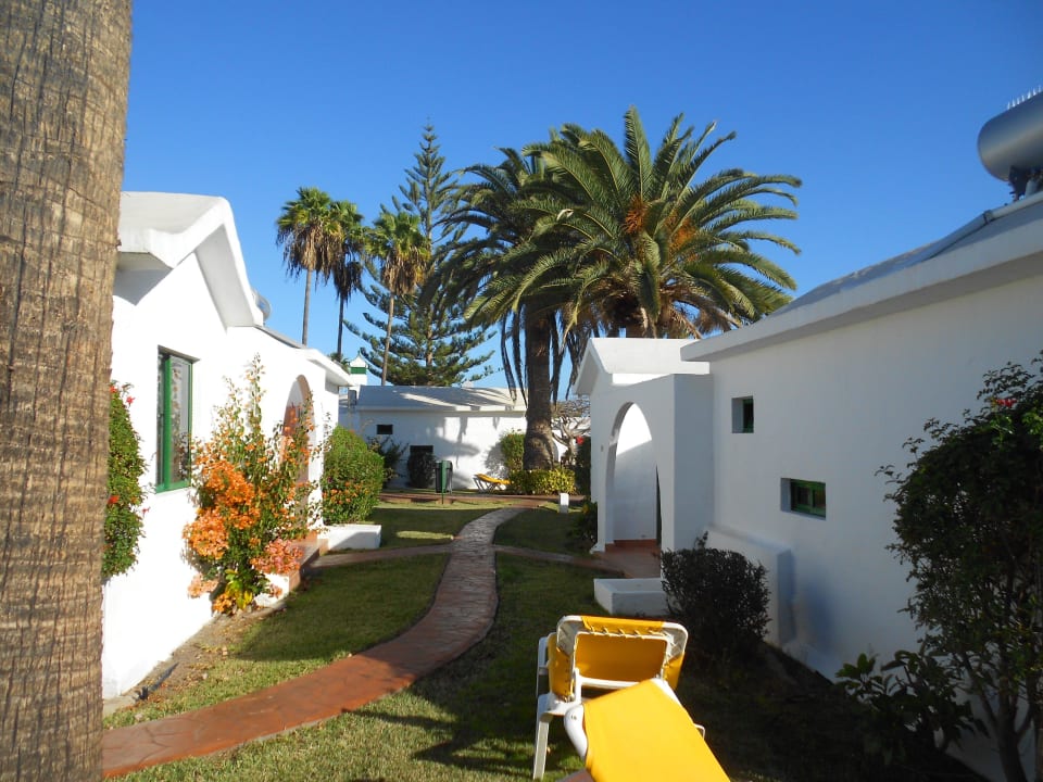 Der Blick auf den Eingang Canary Garden Club