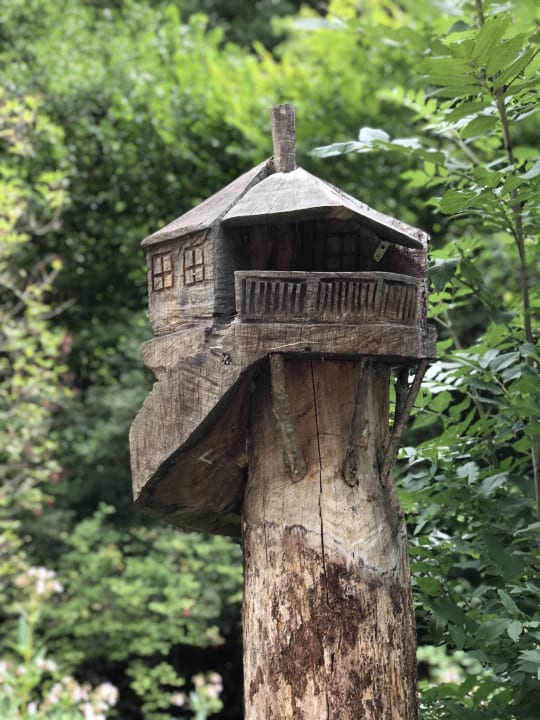 Gartenanlage Baumhaushotel Seemühle