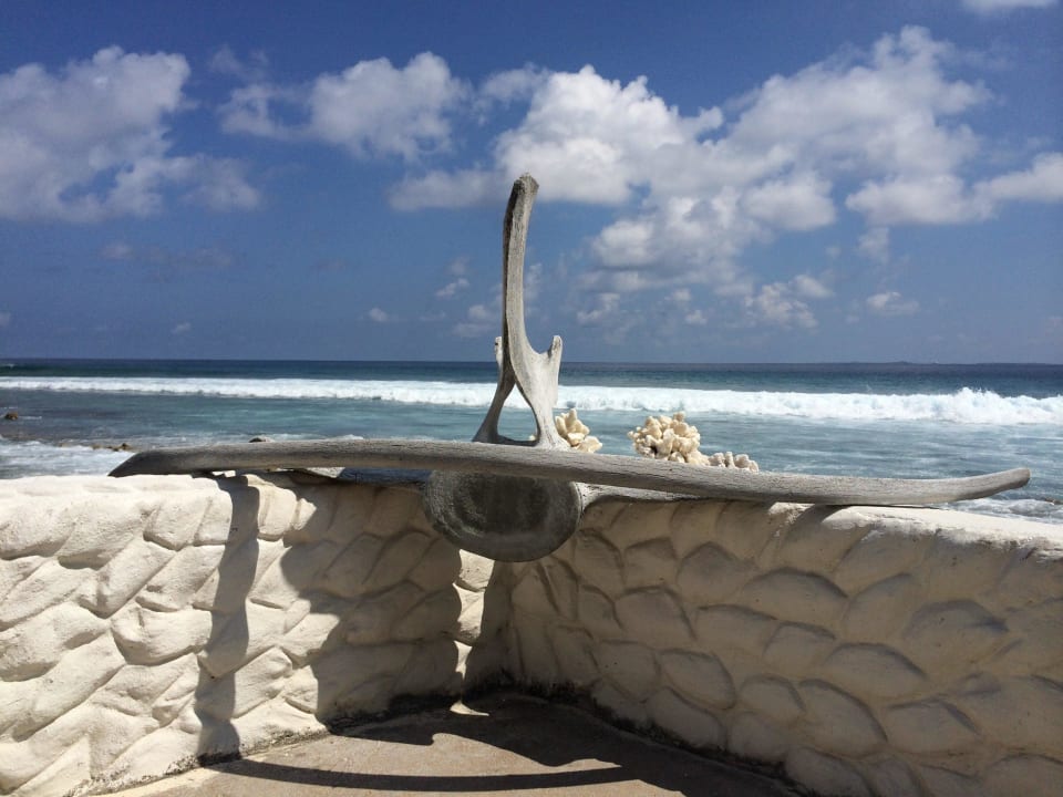 Blick auf den Surferbereich Cinnamon Dhonveli Maldives