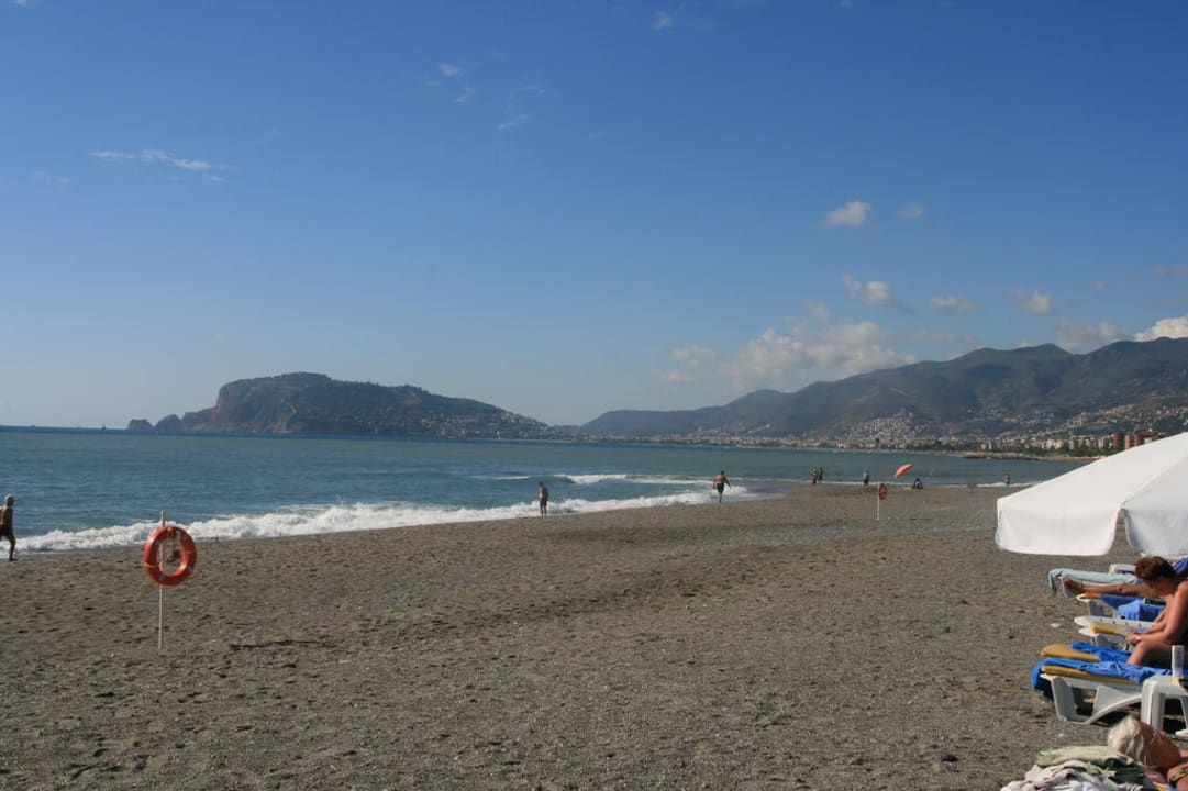 Strand Blickrichtung Alanya Labranda Alantur Resort