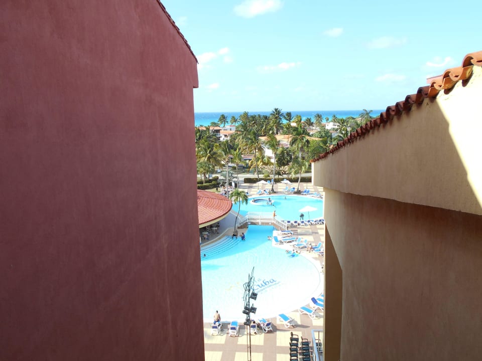 Ausblick Meerseite von unserem Flur Hotel Villa Cuba