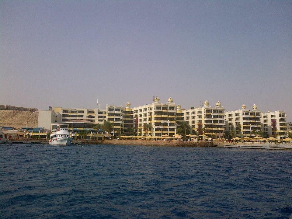 View of hotel from the boat SUNRISE Holidays Resort (Adults Only)