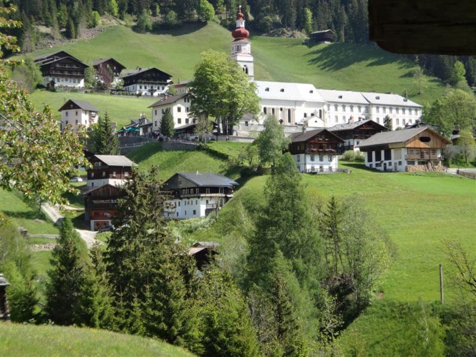 Blick zu unserem kleinen Bauernhaus Unser kleines Bauernhaus