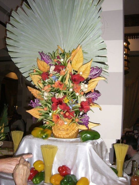 Deko im Restaurant Stella Beach Resort & Spa Makadi Bay