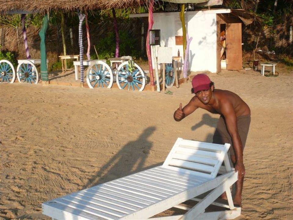 Auf Wunsch auch mit Getränk Palm Paradise Cabanas