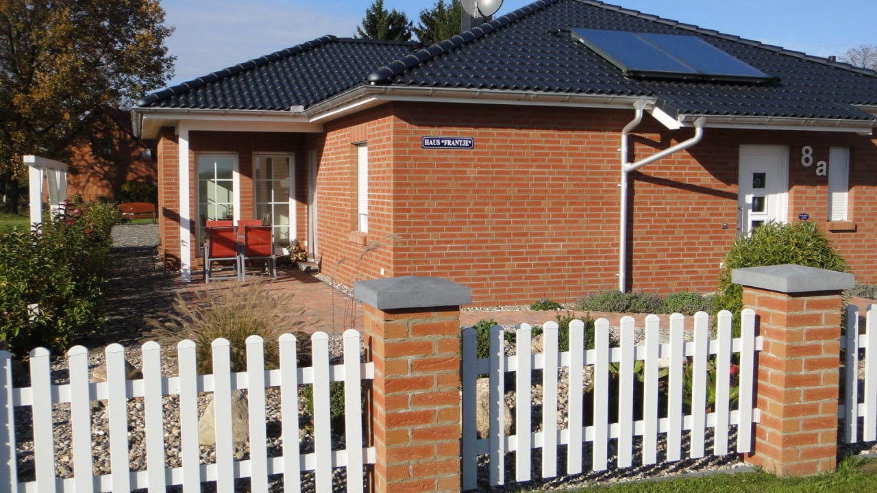 Blick zur Terrasse Okt. 2013 Haus Frantje