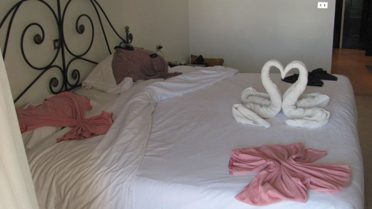 Zimmer schön gemacht Djerba Aqua Resort