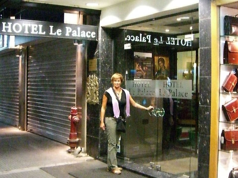 Hoteleingang Le Palace Hotel Thessaloniki